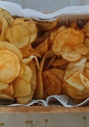 新じゃがポテトチップス-レシピのメイン写真