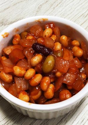 サラダ豆でエスニックなナポリタン風-レシピのメイン写真