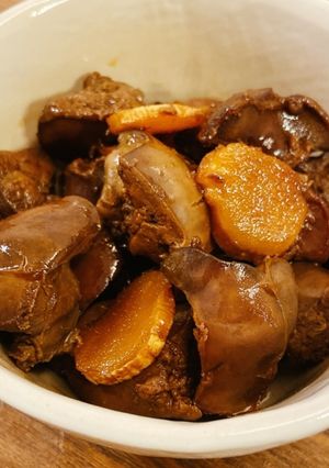 材料4つで簡単！鶏肝の甘辛煮-レシピのメイン写真