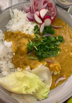 チックピーズ(ひよこ豆)カレーライス-レシピのメイン写真