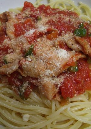 トマト缶でパスタ-レシピのメイン写真