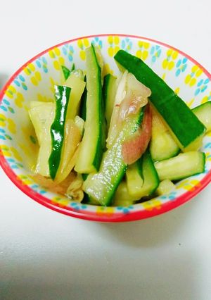 さっぱり時短！ミョウガと胡瓜の小鉢-レシピのメイン写真