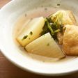 大根・油揚げのさっと煮♪三つ葉を入れて♪