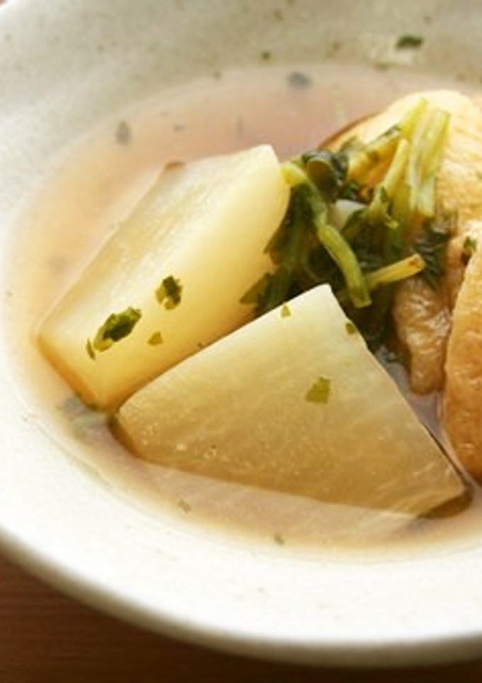 大根・油揚げのさっと煮♪三つ葉を入れて♪-レシピのメイン写真