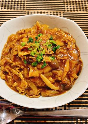 お蕎麦屋さん風♡即席！和風カレー丼☆★-レシピのメイン写真