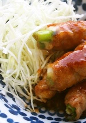 ねぎとチーズの肉巻き♪ねぎとチーズ香る♪-レシピのメイン写真