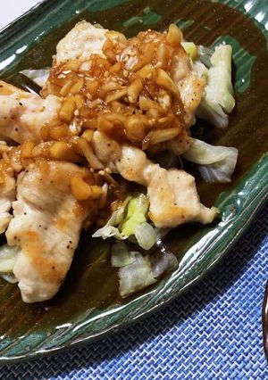 むね肉のあっさり玉ネギ味噌ソース-レシピのメイン写真
