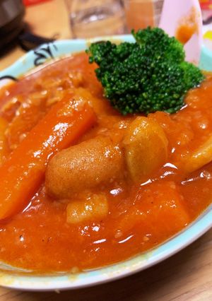 圧力鍋で作る　豚ロースのトマト煮込み-レシピのメイン写真