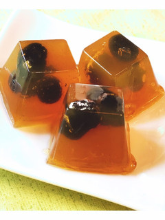 甘納豆入り ほうじ茶寒天-レシピのメイン写真