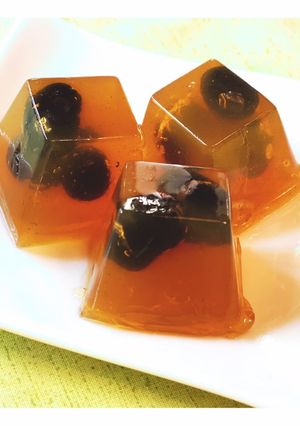 甘納豆入り　ほうじ茶寒天-レシピのメイン写真