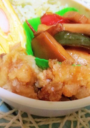 お弁当にもピッタリ とり天の みぞれ和え-レシピのメイン写真