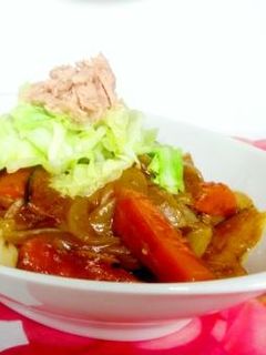 カレーとツナの野菜パスタ-レシピのメイン写真