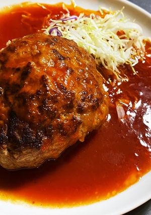 我が家のハンバーグ-レシピのメイン写真