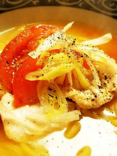 簡単薬膳トマトラーメン(さっぱり鶏がら)-レシピのメイン写真