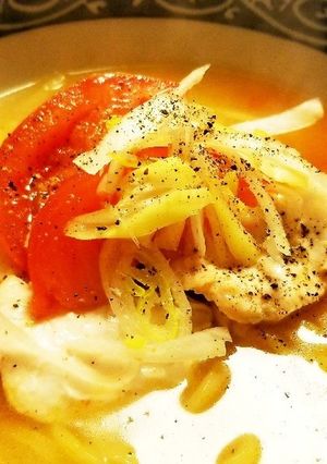 簡単薬膳トマトラーメン（さっぱり鶏がら）-レシピのメイン写真