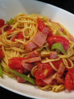 完熟フレッシュトマトとベーコンのパスタ-レシピのメイン写真