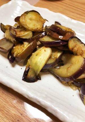 ご飯がススム なすのオリーブオイル炒め-レシピのメイン写真