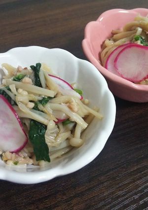 はつか大根とえのきの炒め物-レシピのメイン写真