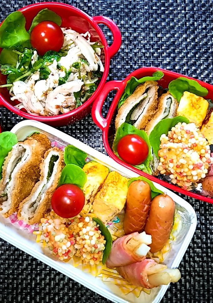 息子と娘のお弁当'20.6.22-レシピのメイン写真