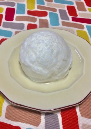超簡単☆爽やかな酸味のレモンシャーベット-レシピのメイン写真
