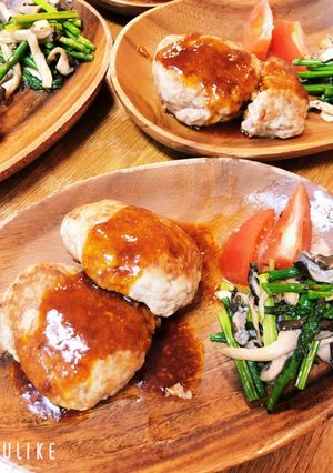材料4つ!★簡単激ウマ豆腐ハンバーグ★-レシピのメイン写真