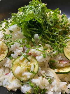 柑橘・薬味のレンチンご飯ちらし寿司-レシピのメイン写真