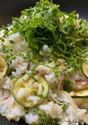 柑橘・薬味のレンチンご飯ちらし寿司-レシピのメイン写真