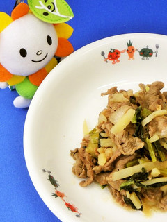 新じゃがいもと牛肉の炒め物★尾張旭市-レシピのメイン写真