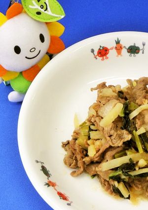 新じゃがいもと牛肉の炒め物★尾張旭市-レシピのメイン写真