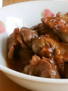 砂肝の酢醤油煮-レシピのメイン写真