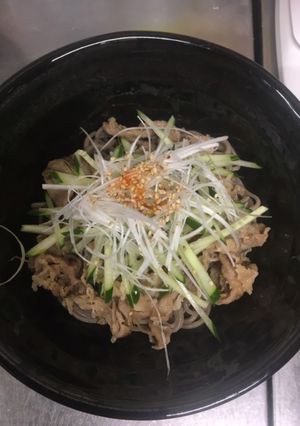 冷やし肉蕎麦-レシピのメイン写真