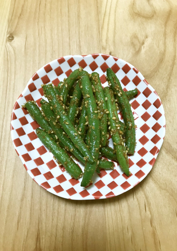【野菜ソムリエ】さやいんげんの和風和え-レシピのメイン写真