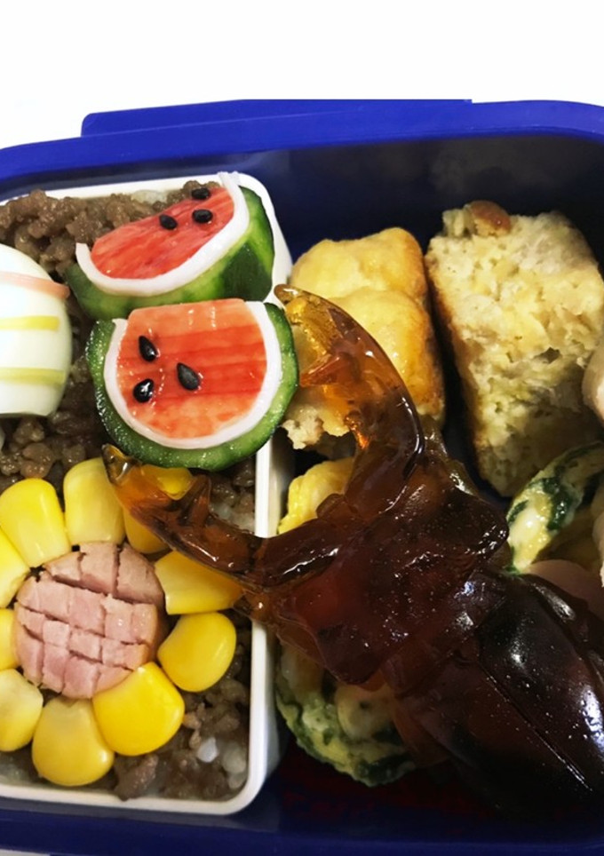 夏のクワガタ弁当-レシピのメイン写真