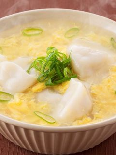 胃に優しい!水餃子の中華かきたまスープ-レシピのメイン写真