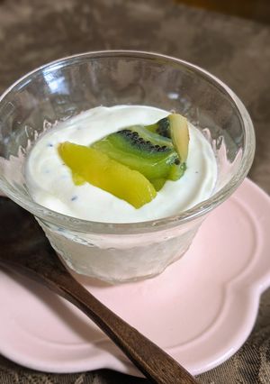 ♡材料2つ!キウイとクリームチーズ♡-レシピのメイン写真