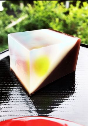 紫陽花カラー　夏の和菓子-レシピのメイン写真