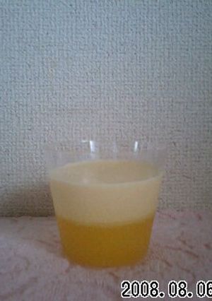 ☆簡単２段ゼリー☆-レシピのメイン写真