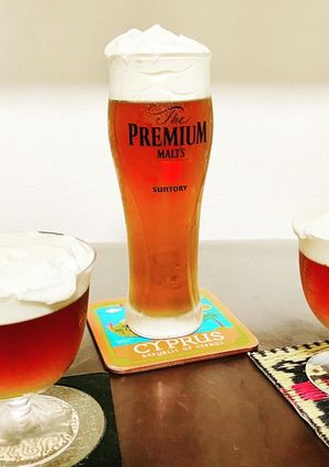 父の日：ビールもどきリンゴゼリー-レシピのメイン写真
