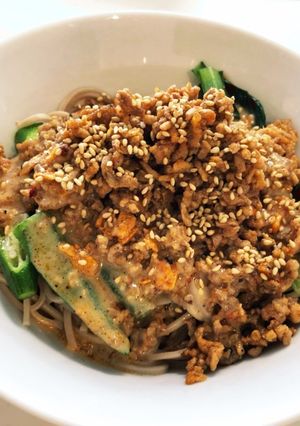 ピリ辛冷やし汁なし担々麺-レシピのメイン写真