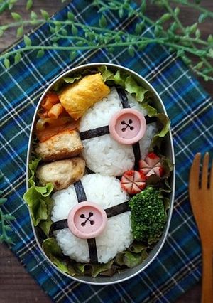 キャラ弁　ボタンのお弁当-レシピのメイン写真