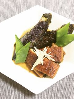 染み染みで美味しい☆うなぎとナスの煮物-レシピのメイン写真