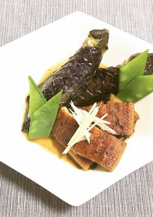 染み染みで美味しい☆うなぎとナスの煮物-レシピのメイン写真