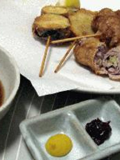薄切り肉の葱タレ巻き串揚げ-レシピのメイン写真