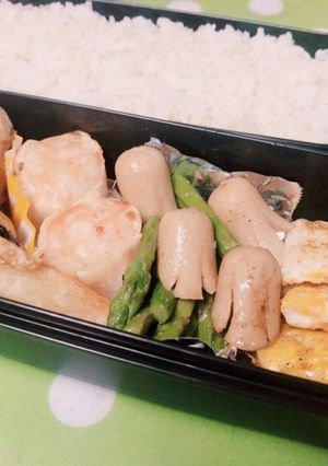 *アスパラとウインナー のマヨ炒め*-レシピのメイン写真