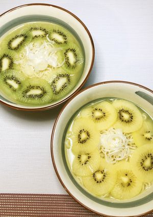 彩り鮮やか！キウイ塩ラーメン-レシピのメイン写真