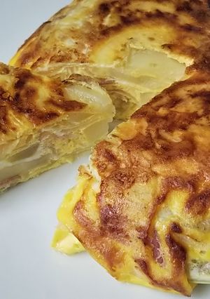 ホットクックで作るスペイン風オムレツ-レシピのメイン写真