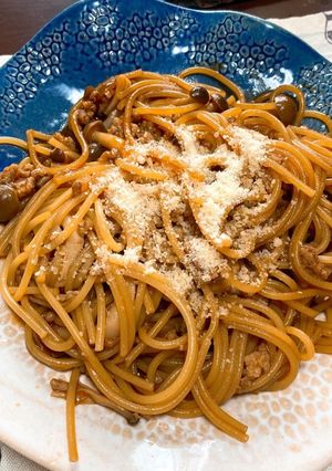●○ハンバーグソースワンポットパスタ○●-レシピのメイン写真