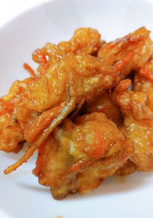 野菜入りさつま揚げのしょうが醤油和え-レシピのメイン写真