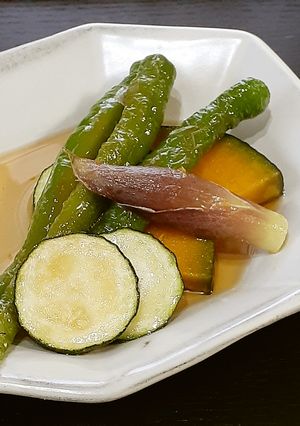 伏見とうがらしと夏野菜の揚げ漬け-レシピのメイン写真