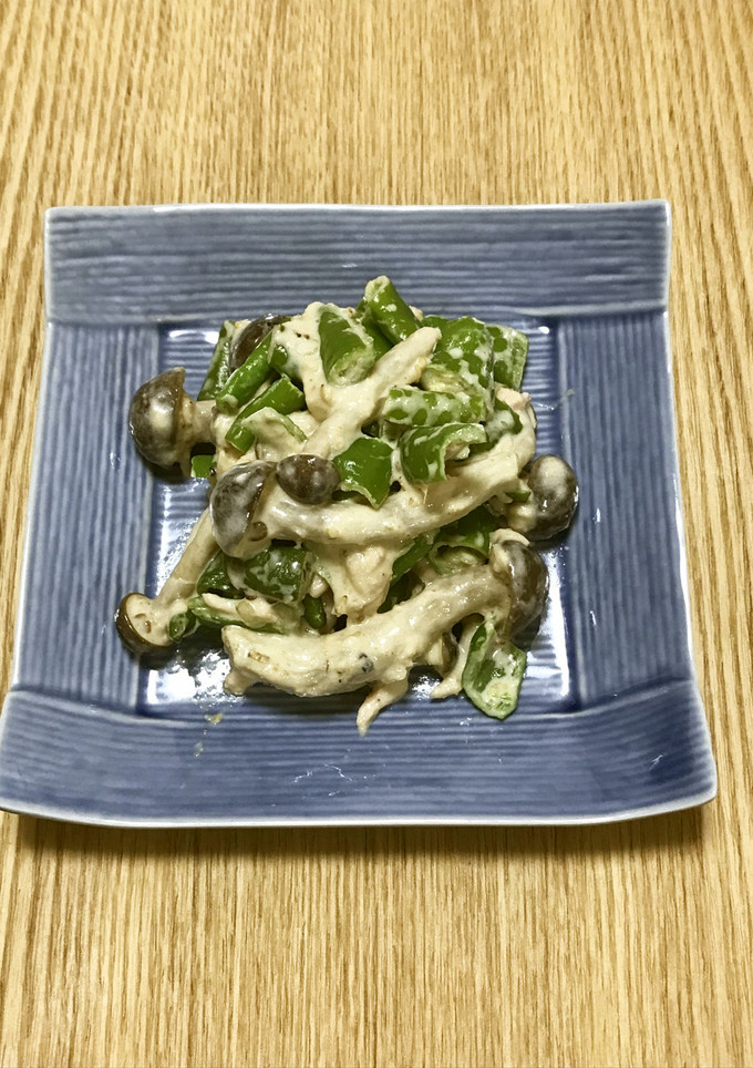 【野菜ソムリエ】伏見とうがらしのごま和え-レシピのメイン写真